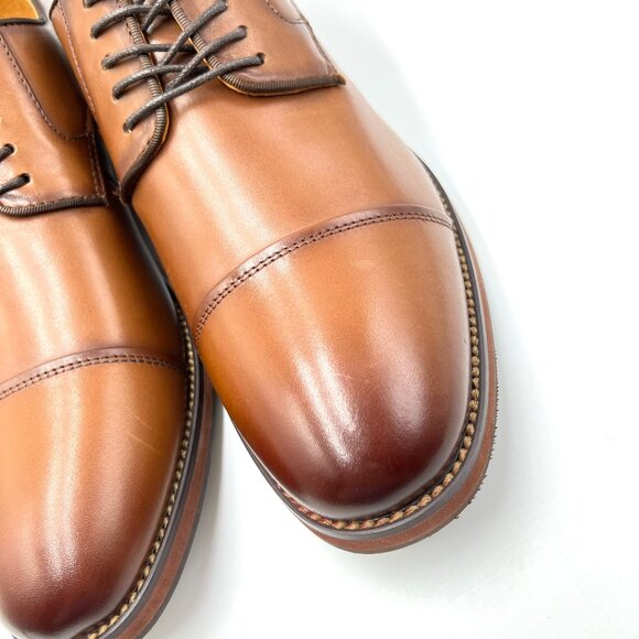 Florsheim Mens Size 8.5 Blaze Cap Oxfords Brown Leather Lace Up Dress Shoes New‎ main image 7